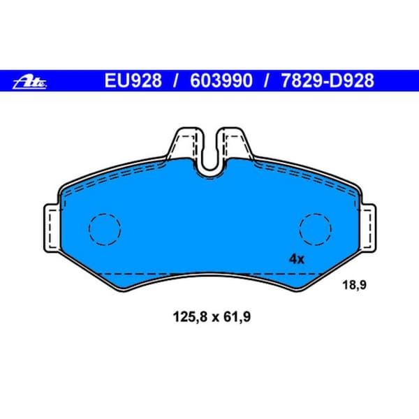 Brake Pad Set,603990